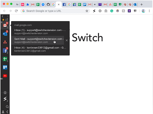 switch extension for dropbox accounts