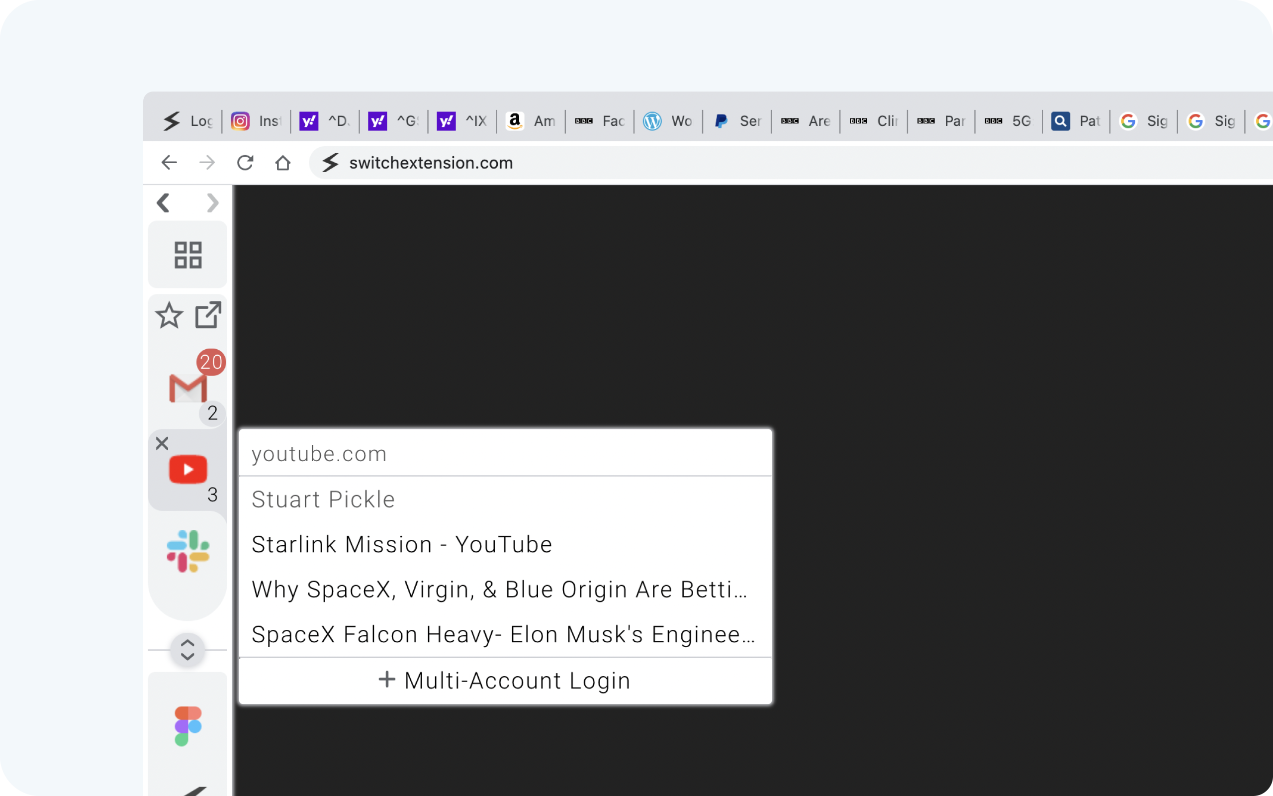 Tab Management Feature Guide Switch Extension