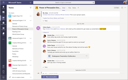 Microsoft Teams - Usability and Interface