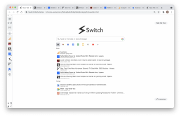 switch extension in browser